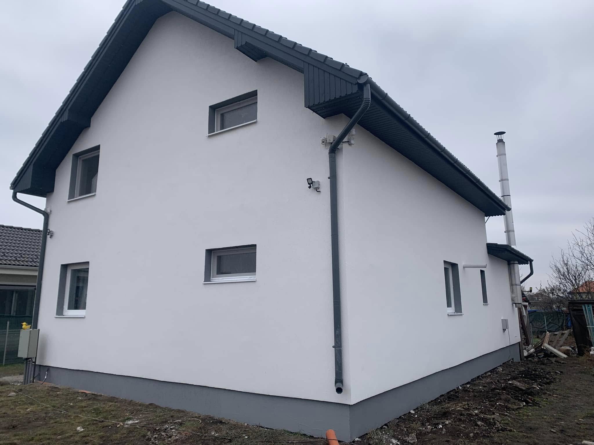 Nemesvakolat felhordás